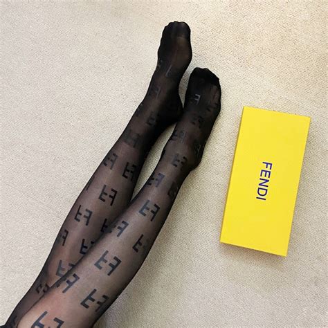 fendi stockings ssense|luxury women's stockings.